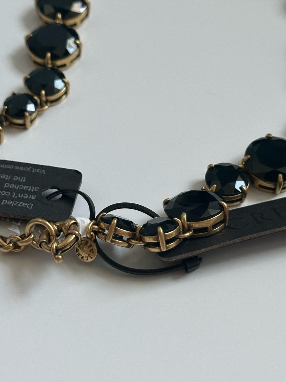 J.Crew Midnight Floral Navy Necklace - NWT - Picture 6 of 6